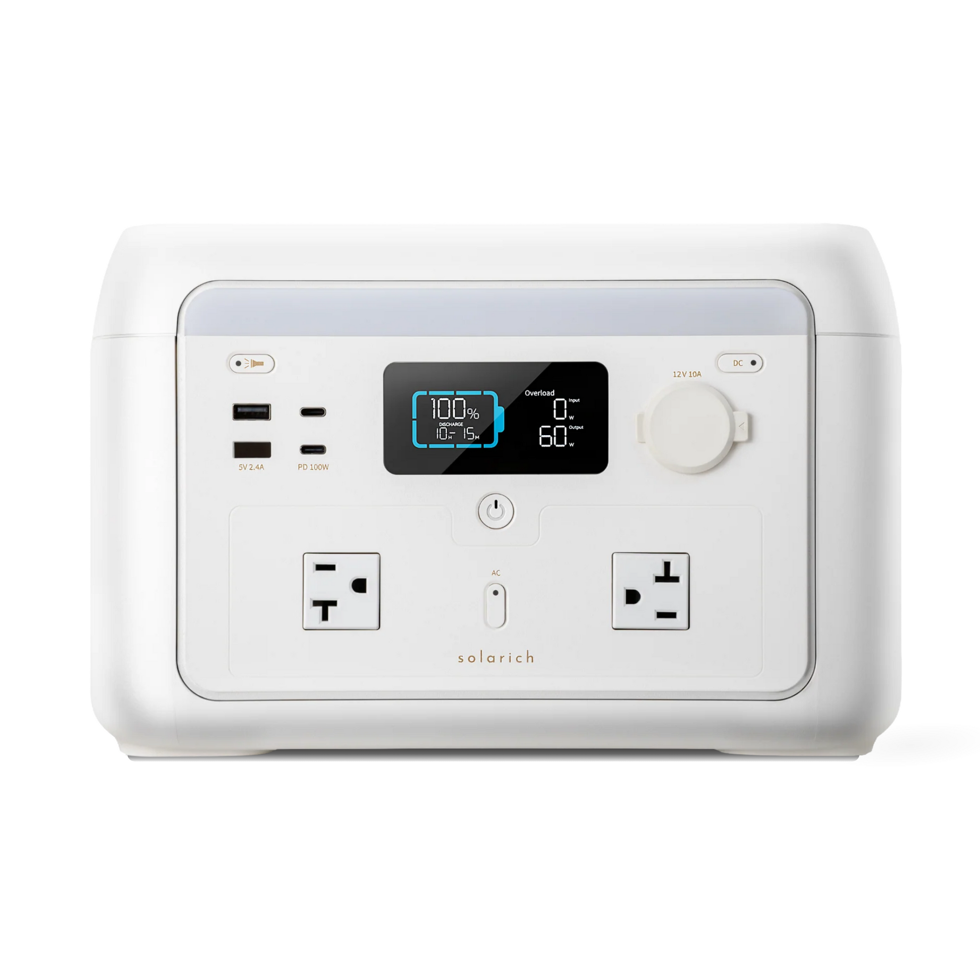 solarich 1000｜家庭用ポータブル電源&ソーラーパネル100W（セット