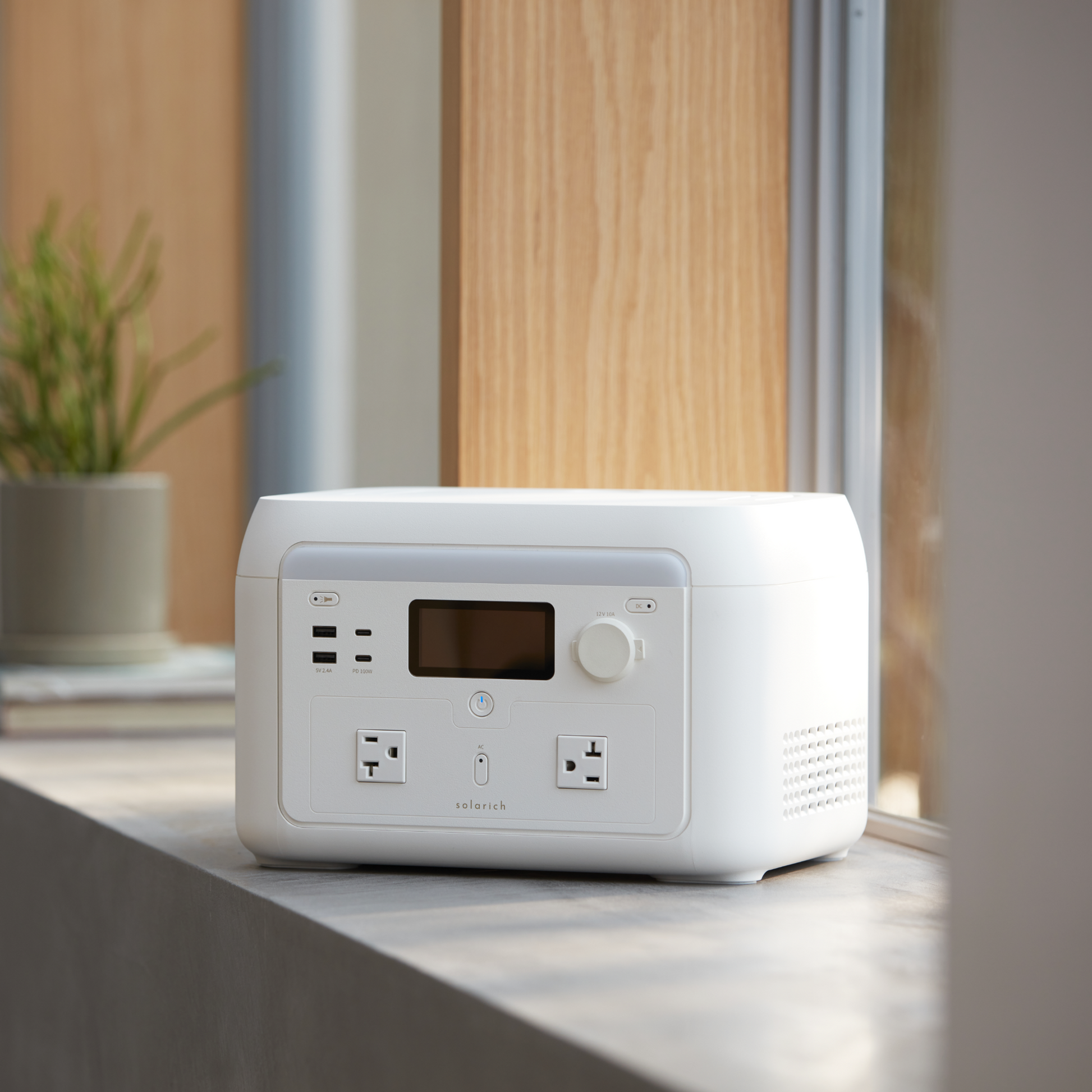 solarich 1000｜家庭用ポータブル電源&ソーラーパネル200W（セット