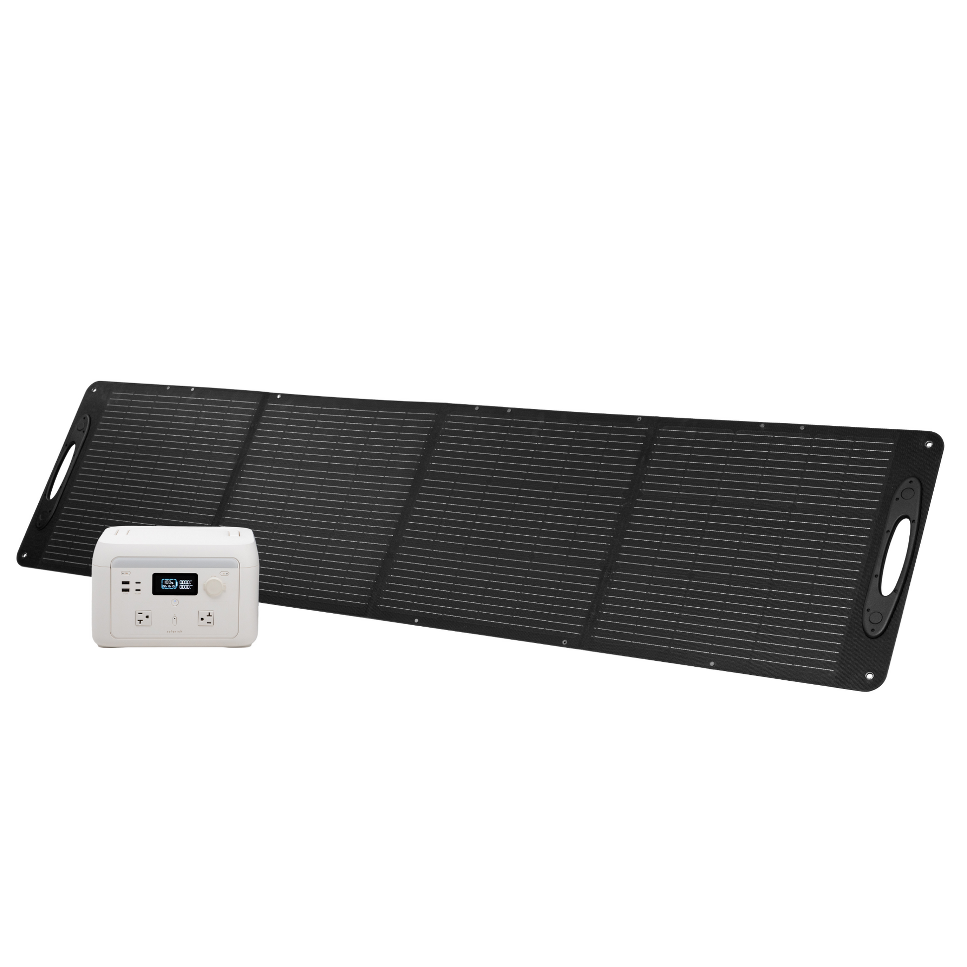 solarich 1000|家庭用ポータブル電源&ソーラーパネル200W(セット solarich 1000|家庭用ポータブル電源&ソーラーパネル200W(セット